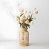 5Pcs Beige Pompon Mums Artificial Flowers,Fake Kiku Mini Silk Chrysanthemum with Long Stems-Silk Mums Faux Flowers for DIY Bouquet Centerpieces Wedding Fillers Home Decoration
