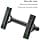 SELEWAERE Metal Parallettes Floor Workout Push Up Handles Non-Slip Pushup Bars Handstand Bars for Calisthenic Fitness Sturdy Steel Tubing Structure with Matte Paint Finish, Load up to 600 lbs
