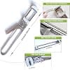Adjustable Stainless Steel Jar Opener - Effortless Grip for Seniors & Weak Hands, Rust-Resistant Kitchen Gadget for Tight Lids (2)