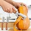 Wooden Peeler, Multifunctional Vegetable Peeler, Stainless Steel Blade Peeler with Wooden Handle, Non-Slip Fruit Peeler for Kitchen (2PCS)