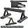 SELEWAERE Metal Parallettes Floor Workout Push Up Handles Non-Slip Pushup Bars Handstand Bars for Calisthenic Fitness Sturdy Steel Tubing with NBR Foam Covered Grip, Load up to 600 lbs