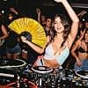 Maitys Large Rave Fan Folding Handheld Fans 13'' Clap Fans for Line Dancing Clack Fan Holographic Festival Accessory for Martial Art Gift Performance, Includes 2 Pouch(Laser Gold,2 Packs)