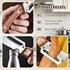 Wooden Peeler, Multifunctional Vegetable Peeler, Stainless Steel Blade Peeler with Wooden Handle, Non-Slip Fruit Peeler for Kitchen (2PCS)