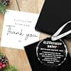 AXIARA Christmas Thank You Gifts for Women - Glass Christmas Ornaments 2025 - Difference Maker Gift for Teacher Coworkers Nurse Boss, Appreciation Retirement Gifts for Woman, Stocking Stuffers