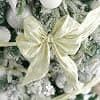 MEEDEE Gold Ribbon Metallic Wired Ribbons 2.5 Inch Metallic Gold Trim Crinkle Wired Ribbons Light Gold Ribbon for Gift Wrapping, Christmas Tree, Wreath Supplies, Large Bow Making (10 Yards)