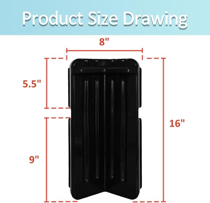 XIALUO Dock Corner Bumper Fender Inflatable Dock Protection 2Pcs Black 8"x16" Thickened The UV Marine Grade Resistant Polyvinyl Chloride Materials Protect Docks & Ships from Damage Caused collisions