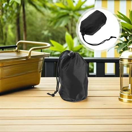 SOIMISS 2PCS Waterproof Raincoat Carrying Bags - Drawstring Storage Pouch Case - Rain Poncho Organizer - Rain Gear Pocket Bags for Cycling Hiking Camping Travel