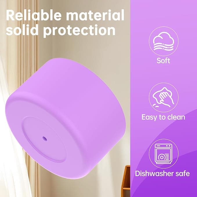 MEIJIAYOU 40 oz Boot Compatible with Brumate Era, Protective Silicone 40 oz Boot,Anti-Slip and Dent Bottle Sleeve (Purple)