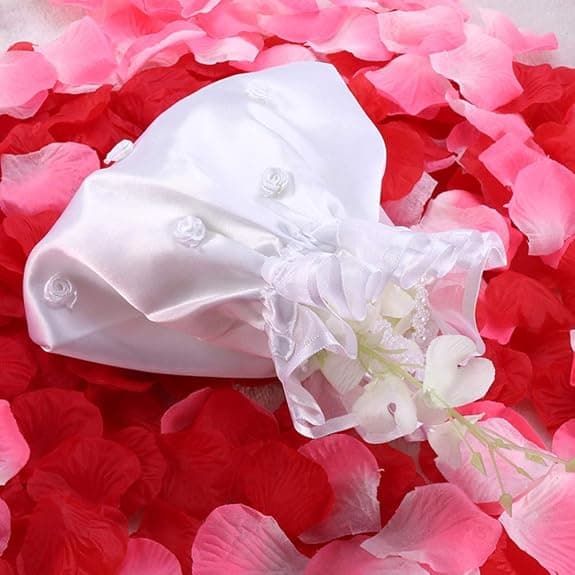 ABOOFAN Wedding Candy Bags 2 Pack Drawstring Lace Pouches for Wedding Gift Bags Party Candy Pouches Bridal Money Bag Cloth Favor Bags 8.66 X 8.26 X 0.07 in