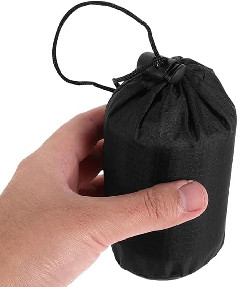 SOIMISS 2PCS Waterproof Raincoat Carrying Bags - Drawstring Storage Pouch Case - Rain Poncho Organizer - Rain Gear Pocket Bags for Cycling Hiking Camping Travel