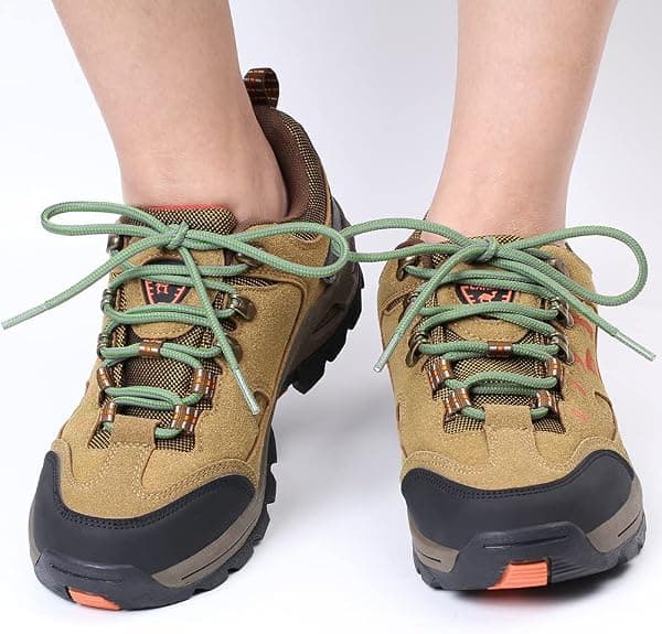 UpUGo 3 Pair Boot Shoe Laces, Round Shoelaces for Athletic Running Hiking Sneakers Shoes Boot