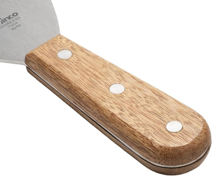 Winco Blade Scraper, 4.5-Inch by 4-Inch,Stainless Steel, Brown,Medium