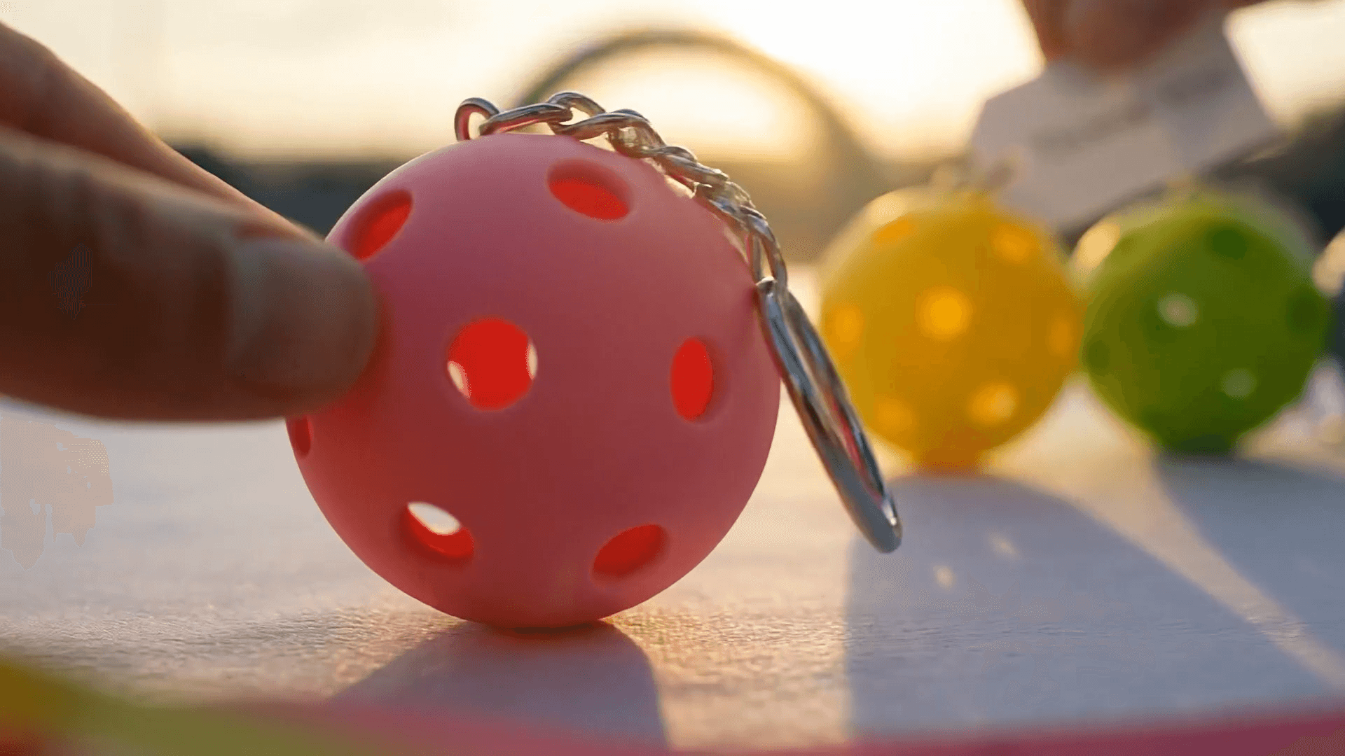 Pickleball Keychain Set 8/16/24/48 Pack - Fun Unique Gifts for Women Men & Lovers - Bulk Team Accessories Party Favors