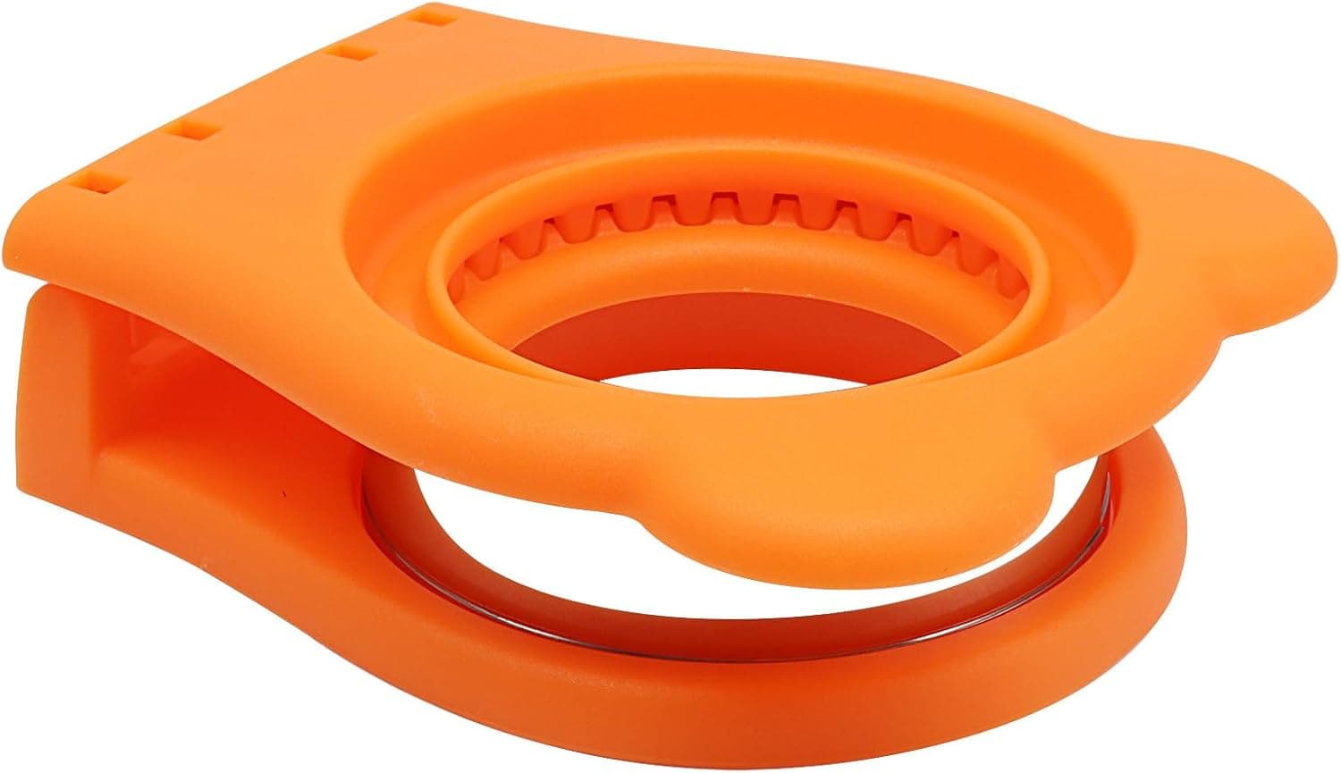 Hordion Sandwich Maker, 3.7 In Crustless Sandwich Cutter and Sealer Orange | for Breakfast and Lunchboxes