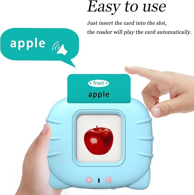 Startcan Toddler Learning Toys for 2 3 4 5 Year Old Boys and Girls, Autism Sensory Toys for Autistic Children, Speech Therapy Toys, 112 Cards - 224 Sight Words Talking Flash Cards