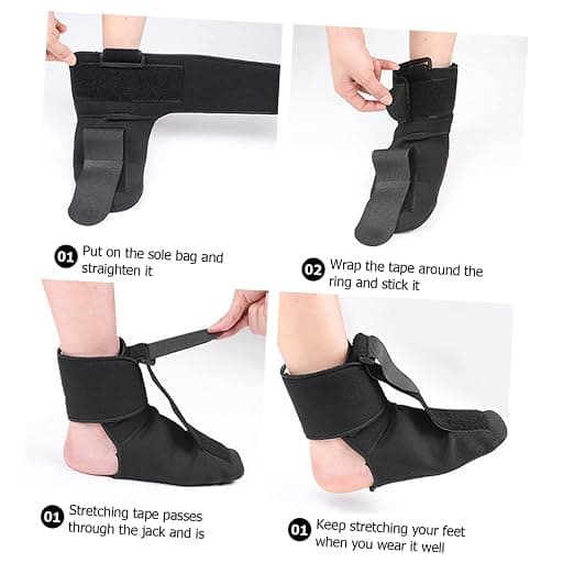 1pc Professional Foot Drop Brace for Ankle Support and Rehabilitation Comfortable Wear Fit for Foot Care and Recovery
