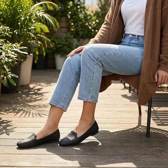 MEFOUND Ballet Flats Shoes for Women Dress Shoes Comfortable Dressy Casual Business Slip on Shoes Loafers