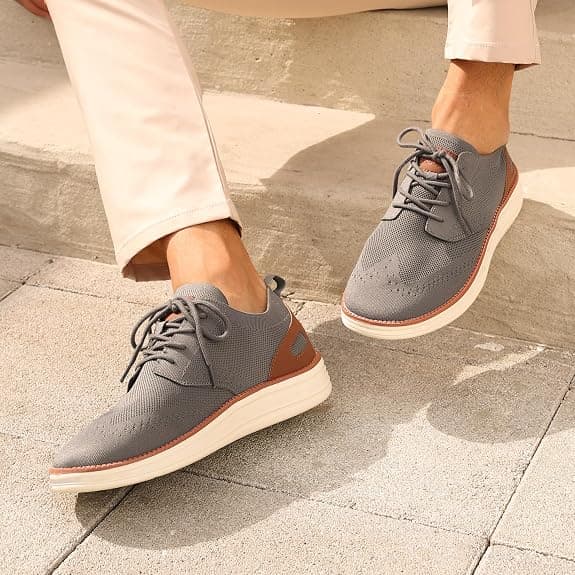 Men's Breeze Mesh Oxfords Sneakers Business Casual Comfortable Walking Shoes US Size 11.5