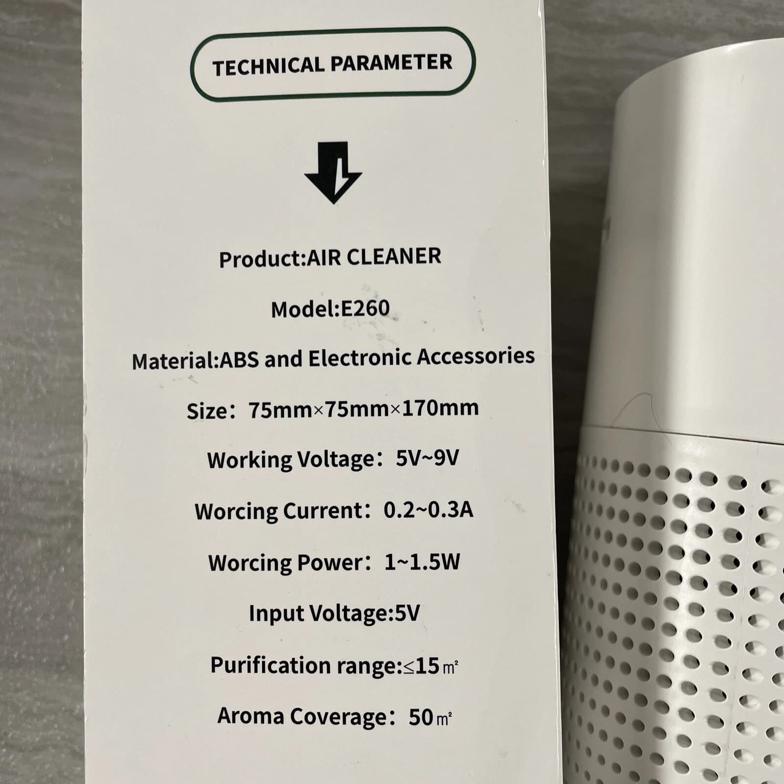 Portable Air Purifier