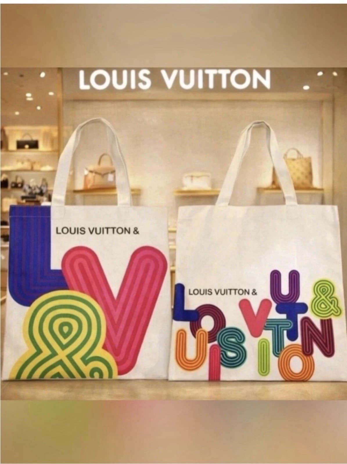 Louis Vuitton Limited Edition Canvas Eco Tote Bag