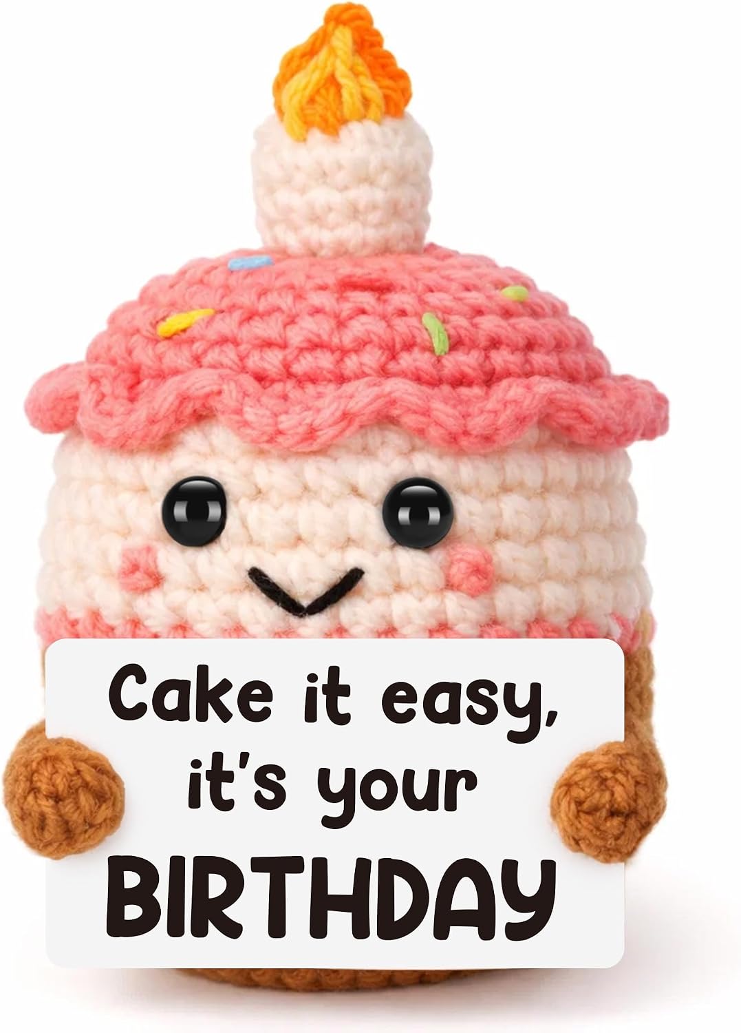 WZHENAINI Funny Grandpa Gifts Cute Crochet Dog Birthday Gifts for Grandpa Papa from Granddaughter Grandkids, Best Great Grandfather Gift Idea Christmas Retirement Father's Day Small Cool Things